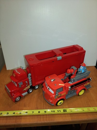 Disney pixar cars mack and - mack, red